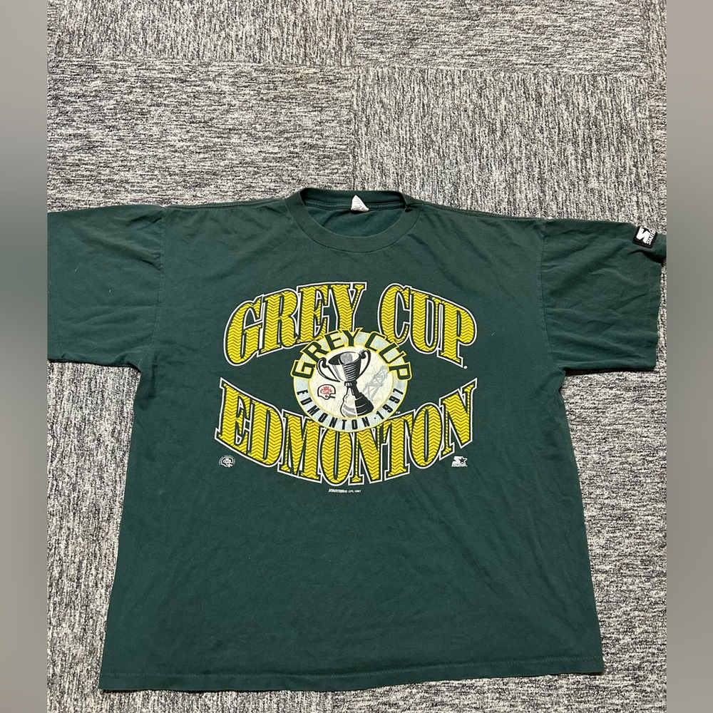 1997 Starter Grey Cup Edmonton Tee Shirt